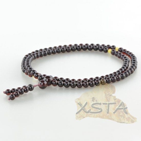 Baltic amber mala beads rosary